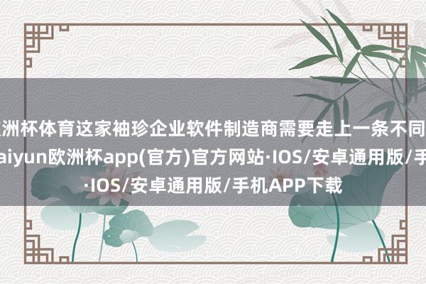 欧洲杯体育这家袖珍企业软件制造商需要走上一条不同的生涯之路-kaiyun欧洲杯app(官方)官方网站·IOS/安卓通用版/手机APP下载