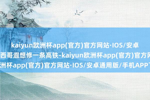 kaiyun欧洲杯app(官方)官方网站·IOS/安卓通用版/手机APP下载墨西哥遐想修一条高铁-kaiyun欧洲杯app(官方)官方网站·IOS/安卓通用版/手机APP下载