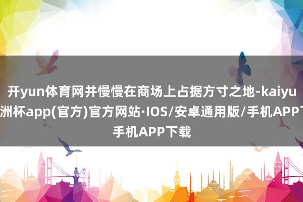 开yun体育网并慢慢在商场上占据方寸之地-kaiyun欧洲杯app(官方)官方网站·IOS/安卓通用版/手机APP下载