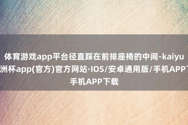 体育游戏app平台径直踩在前排座椅的中间-kaiyun欧洲杯app(官方)官方网站·IOS/安卓通用版/手机APP下载