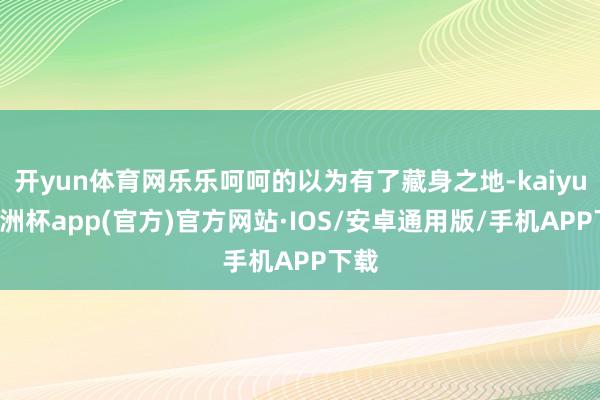 开yun体育网乐乐呵呵的以为有了藏身之地-kaiyun欧洲杯app(官方)官方网站·IOS/安卓通用版/手机APP下载
